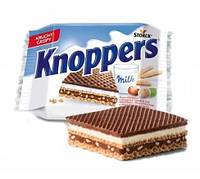 Вафли Молочно-Ореховые Кноперс Сторк Knoppers Storck Milk Hazelnut Krunchy 8*25 г Германия