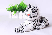 Мягкая игрушка Тигр, 25см, белый