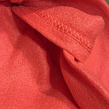 Плед флісовий 125х150 см червоного кольору, фото 2
