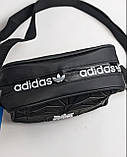 Барсетка чоловіча спортивна сумка-месенджер крос-боді чорний (Nois), фото 5