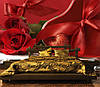 3D Фото шпалери "Троянди та червоні банти" - Будь-який розмір! Читаємо опис!, фото 8