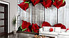3D Фото шпалери "Троянди на дерев'яними тлі" - Будь-який розмір! Читаємо опис!, фото 6