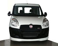 Накладка на передний бампер (нижняя юбка, под покраску) для Fiat Doblo III 2010-2022 гг