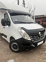 Козырек на лобовое стекло V1 (черный глянец, 5мм) для Nissan NV400 2010-2023 гг