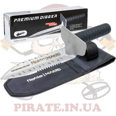 Лопатка - ніж саперний для копу Nokta Makro Premium digger (Нокта), металевий совок, фото 1