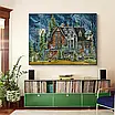 Набір для вишивання за нанесеною на канву схемою "Castle Darkness". AIDA 14CT printed 59*46 см, фото 11