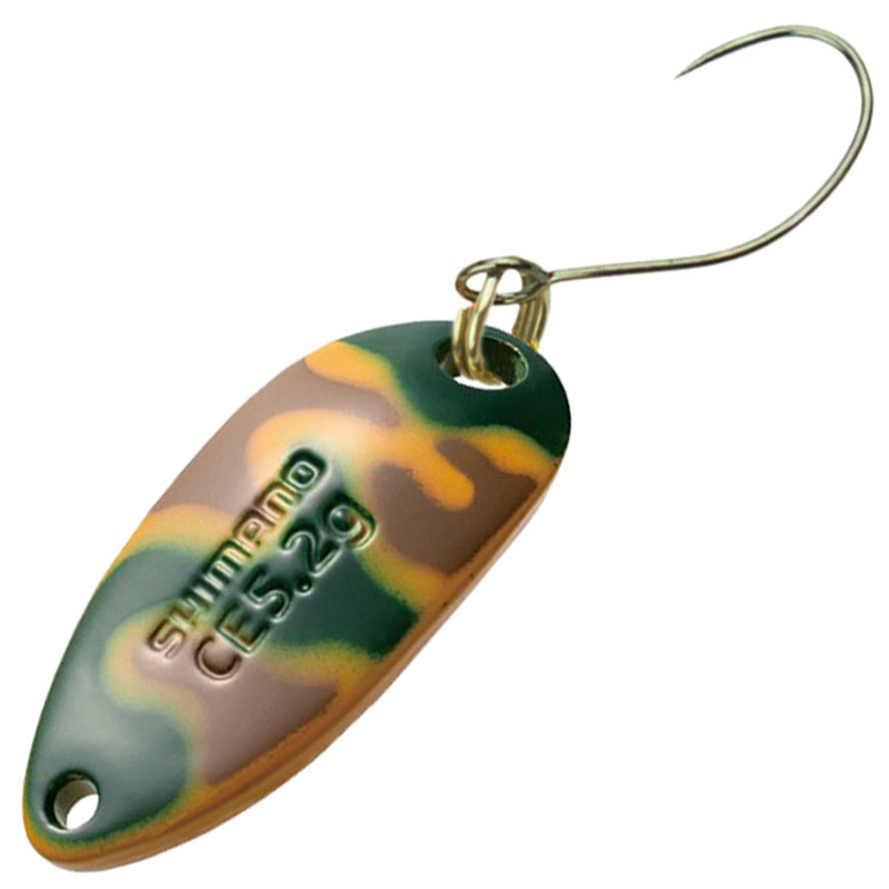 Блешня Shimano Cardiff Roll Swimmer Camo Edition 4.5g #24T Mustard Green Camo, фото 1