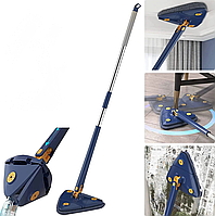 Швабра Треугольная с Отжимом и Функцией Поворота на 360° Triangular Twist Water Mop