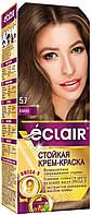 Крем-фарба для волосся Eclair Omega-9 Hair Color 5.7 Какао