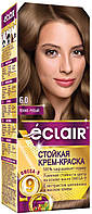 Крем-фарба для волосся Eclair Omega-9 Hair Color 6.0 Темно-русявий