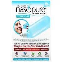 Nasopure, система для промывания носа, набор с системой, 1 шт. Днепр