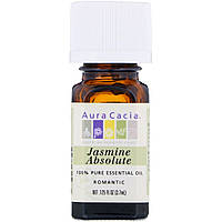 Aura Cacia, чистое эфирное масло, абсолю жасмина, 3,7 мл (0,125 жидк. унции) Днепр