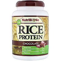 NutriBiotic, Рисовый белок с шоколадом, 1 фунт и 6.9 унций (650 г) Днепр