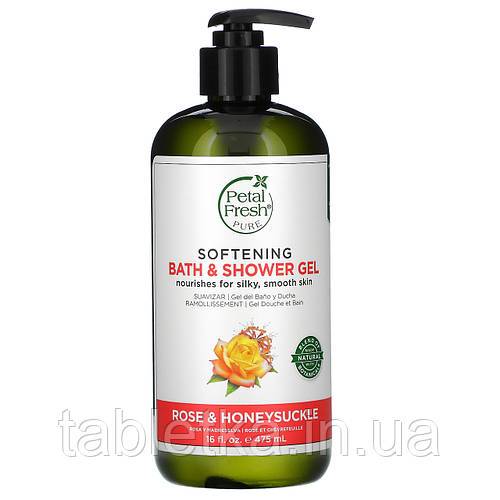 Купить Petal Fresh, Pure, очищающий гель для душа, роза и жимолость, 16 ...
