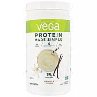 Vega, Protein Made Simple, протеїн, ваніль, 259 г (9,2 унції) Дніпро