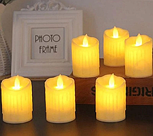 Набір Світлодіодних Свічків Plastic Swinging Candle в Упаковці 12 шт.