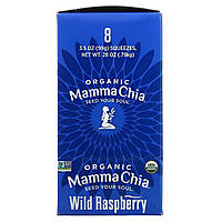 Mamma Chia, Organic Chia Squeeze, Vitality Snack, лесная малина, 8 порций, 99 г (3,5 унции) Днепр