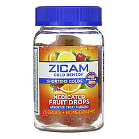 Zicam, Средство от простуды, фруктовые капли с лекарством, фруктовое ассорти, 25 капель Днепр