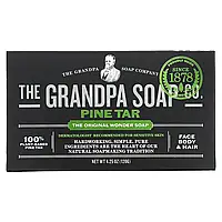 The Grandpa Soap Co., Мило для обличчя, тіла та волосся, хвойна смола, 120 г Дніпро