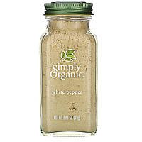 Simply Organic, Білий перець, 2.86 унції (81 г) Дніпр