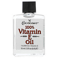 Cococare, 100% масло с витамином E, .5 жидких унций (15 мл) Днепр