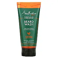 SheaMoisture, Men, Средство для мытья бороды, масло маракуйи и масло ши, 6 жидких унций (177 мл) Днепр