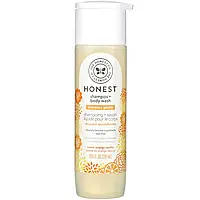 The Honest Company, Нежный шампунь на каждый день + гель для душа, сладкий апельсин и ваниль, 295 мл (10,0