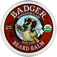 Badger Company, Навигатор Класс Для мужчин, Бальзам для бороды, 2 унции (56 г) Днепр