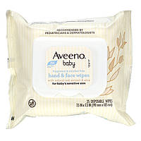 Aveeno, Серветки для рук і обличчя для малюків, 25 одноразових серветок Дніпр