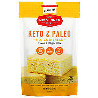 Miss Jones Baking Co, Keto & Paleo, смесь не кукурузного хлеба и маффинов, 210 г (7,4 унции) Днепр