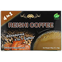 Longreen, 4 in 1 Reishi Coffee, 10 саше, каждое весом 18 г Днепр
