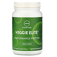 MRM, Veggie Elite, Performance Protein, вегетарианский протеин для повышения продуктивности, стручки ванили,