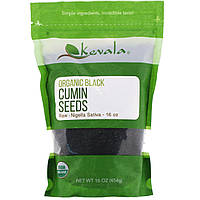 Kevala, Органические семена черного тмина, сырые, 454 г (16 унций) Днепр