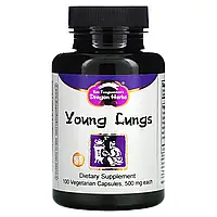 Dragon Herbs, Young Lungs, 500 мг, 100 вегетарианских капсул Днепр