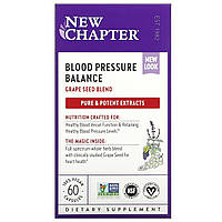 New Chapter, Blood Pressure Balance, поддержка артериального давления, 60 веганских капсул Днепр