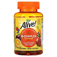 Nature's Way, Alive! комплекс витаминов группы B, со вкусом манго, 60 жевательных конфет Днепр