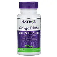 Natrol, Гінкго білоба, 120 мг, 60 капсул Дніпр