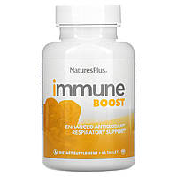 Nature's Plus, Immune Boost, Enhanced Antioxidant Respiratory Support, 60 Tablets Днепр