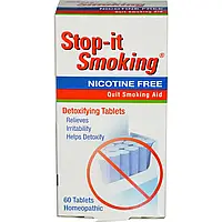 NatraBio, Stop-it Smoking, таблетки для детоксикации, без никотина, 60 таблеток Днепр