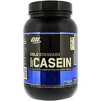 Optimum Nutrition, Gold Standard 100% Casein, казеїн зі смаком печива та вершків, 909 г (2 фунти) Дніпро