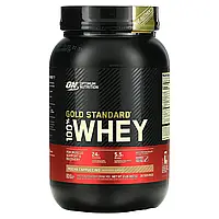 Optimum Nutrition, Gold Standard, 100% сыворотка, со вкусом мокка и капучино, 909 г (2 фунта) Днепр