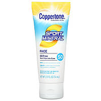 Coppertone, Sport Mineral, солнцезащитный лосьон, SPF 50, без масла, 74 мл (2,5 жидк. Унции) Днепр