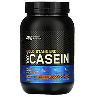 Optimum Nutrition, Gold Standard, 100% казеїн, шоколадно-арахісова олія, 907 г (2 фунта) Днепр