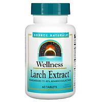 Source Naturals, Wellness, Экстракт лиственницы, 60 таблеток Днепр