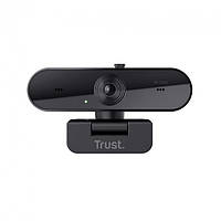 Вебкамера Trust Taxon QHD Webcam Eco 24732 с микрофоном 2560x1440 Черный с микрофоном