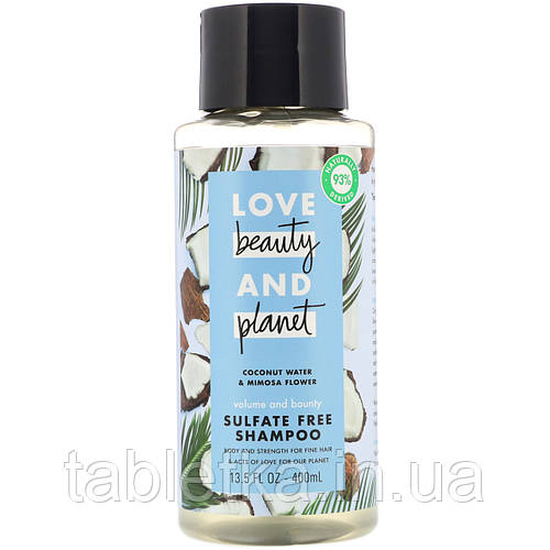 Love Beauty and Planet, Шампунь Volume and Bounty, «Кокосовая вода и ...
