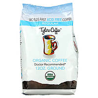 Tylers Coffees, Органический кофе, обычный, молотый, 12 унций Днепр
