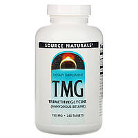 Source Naturals, TMG, триметилглицин, 750 мг, 240 таблеток Днепр