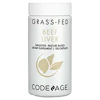 CodeAge, Говяжья печень травяного откорма, 180 капсул Днепр