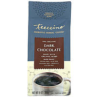 Teeccino, Prebiotic Herbal Coffee, Dark Roast, Caffeine Free, Dark Chocolate, 10 oz (284 g) Днепр
